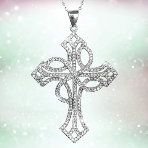 Daniel Steiger Eulalia Rhodium Cross