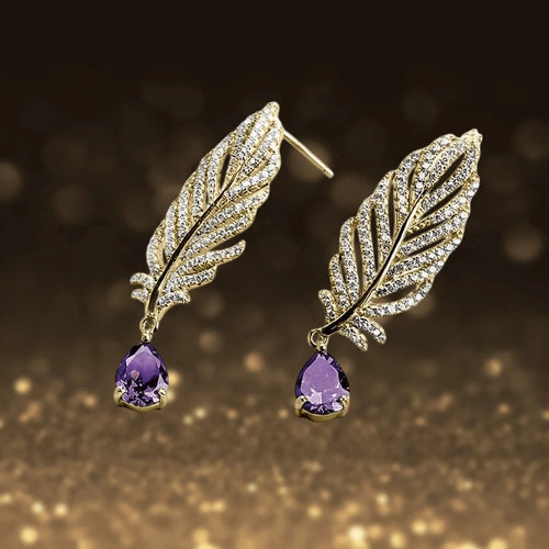 Daniel Steiger Orelia Amethyst Earrings