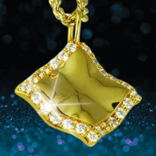 Daniel Steiger Paris Scarf Gold Pendant