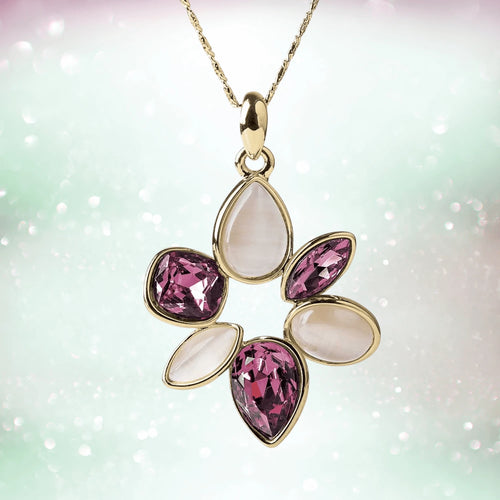 Daniel Steiger Orbit Swirl Gold Pendant