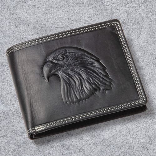 Daniel Steiger Eagle Predator Leather Wallet