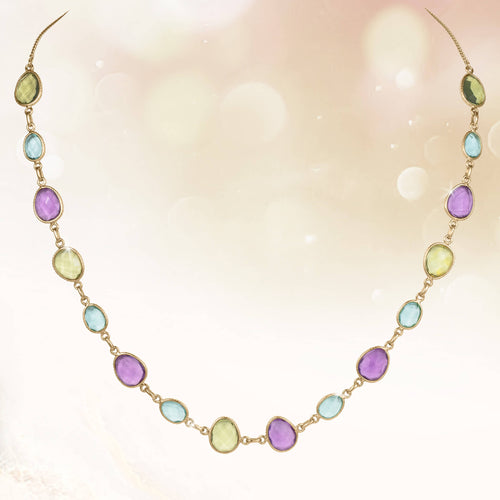 Daniel Steiger Kaleidoscope Gem Necklace