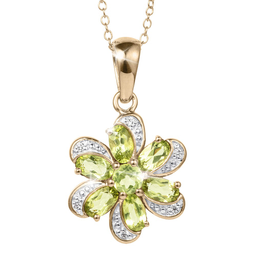 Daniel Steiger Flora Peridot Pendant