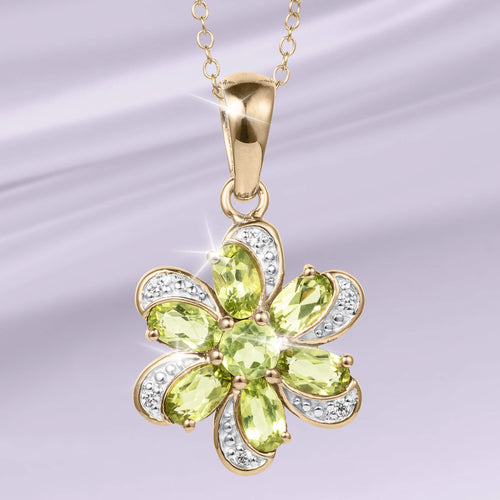 Daniel Steiger Flora Peridot Pendant