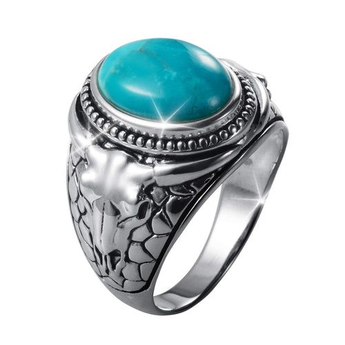 Daniel Steiger Longhorn Legacy Turquoise Men’s Ring
