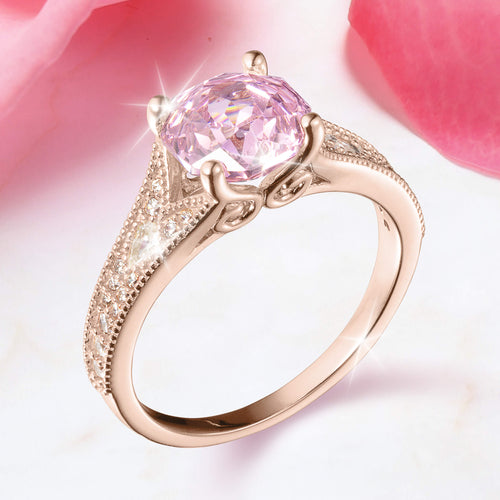 Daniel Steiger Enchanted Rose Pink Ladies Ring