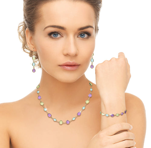 Daniel Steiger Kaleidoscope Gem Necklace