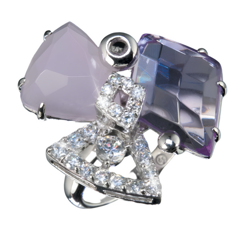 Daniel Steiger Pink Modernista Ring