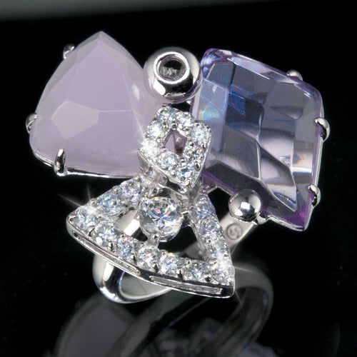 Daniel Steiger Pink Modernista Ring