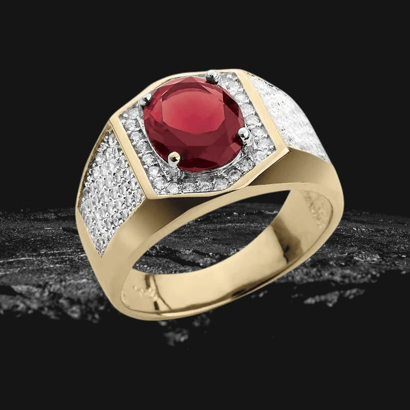Daniel Steiger Rialto Red Men's Ring