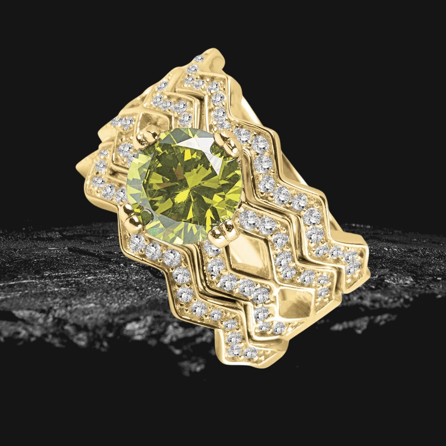 Daniel Steiger Victoriana Zig Zag Ring