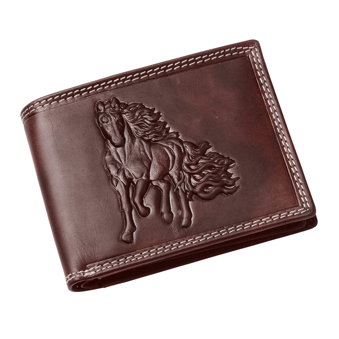 Daniel Steiger Stallion Animal Spirit Leather Wallet