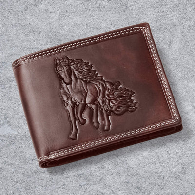 Daniel Steiger Stallion Animal Spirit Leather Wallet