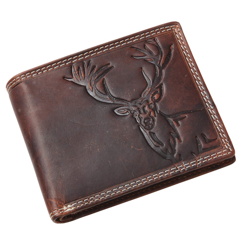 Daniel Steiger Stag Animal Spirit Leather Wallet