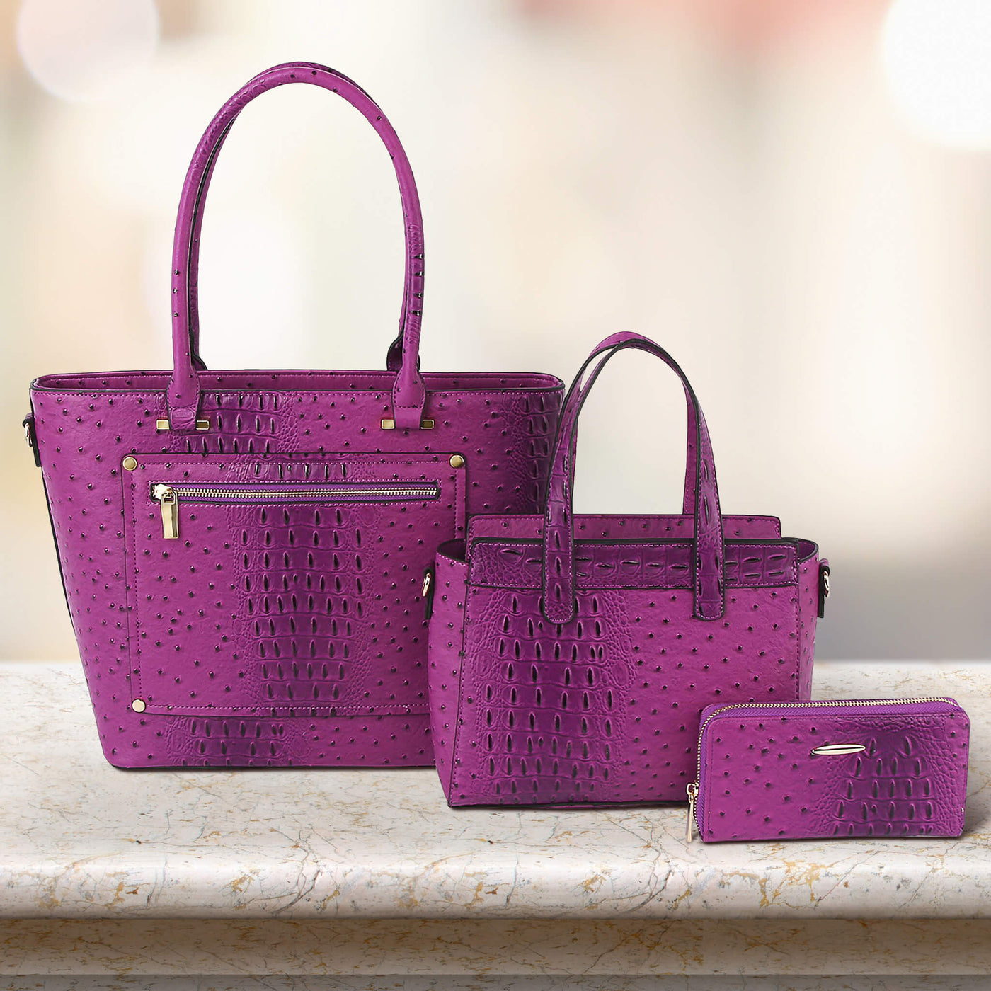 Daniel Steiger Viva Trinity Purple Bag Set