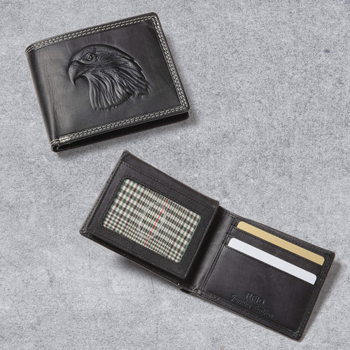Daniel Steiger Eagle Predator Leather Wallet