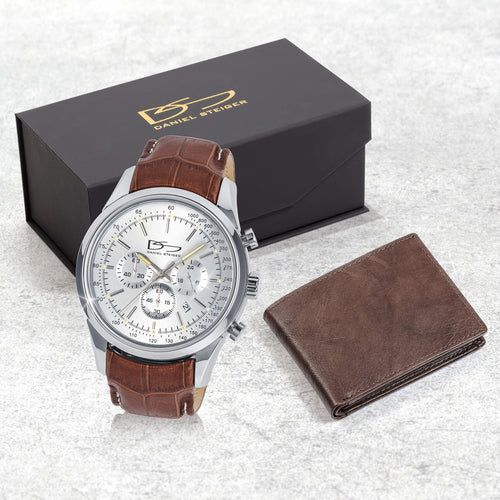 Daniel Steiger Dapper Essentials Watch & Wallet Box Set