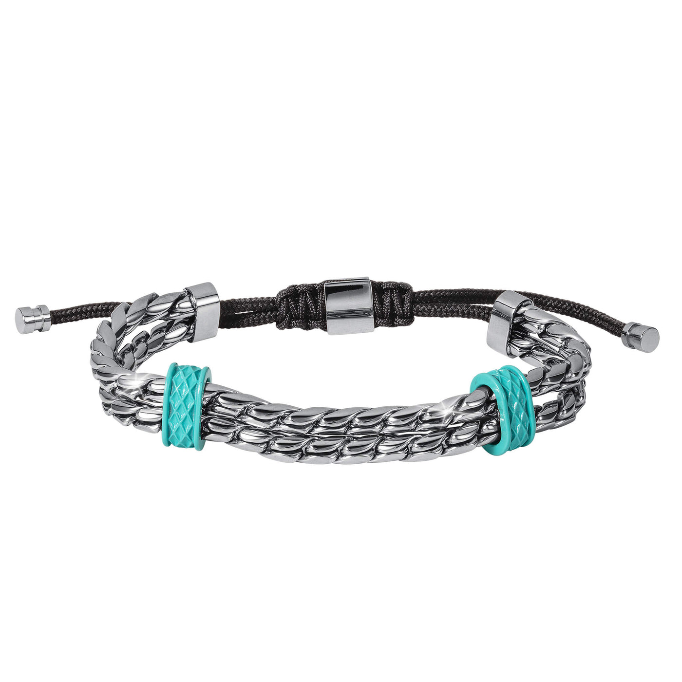 Daniel Steiger Chromatic Wave Blue Men's Bracelet