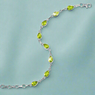 Daniel Steiger Summer Sparkle Peridot Bracelet