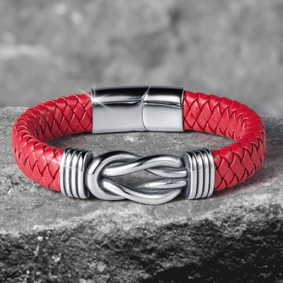 Daniel Steiger Trinity Red Men's Bracelet