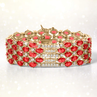 Daniel Steiger Fiery Crimson Ladies Bracelet