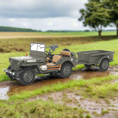 Daniel Steiger 1/4-Ton Willys Jeep With Trailer