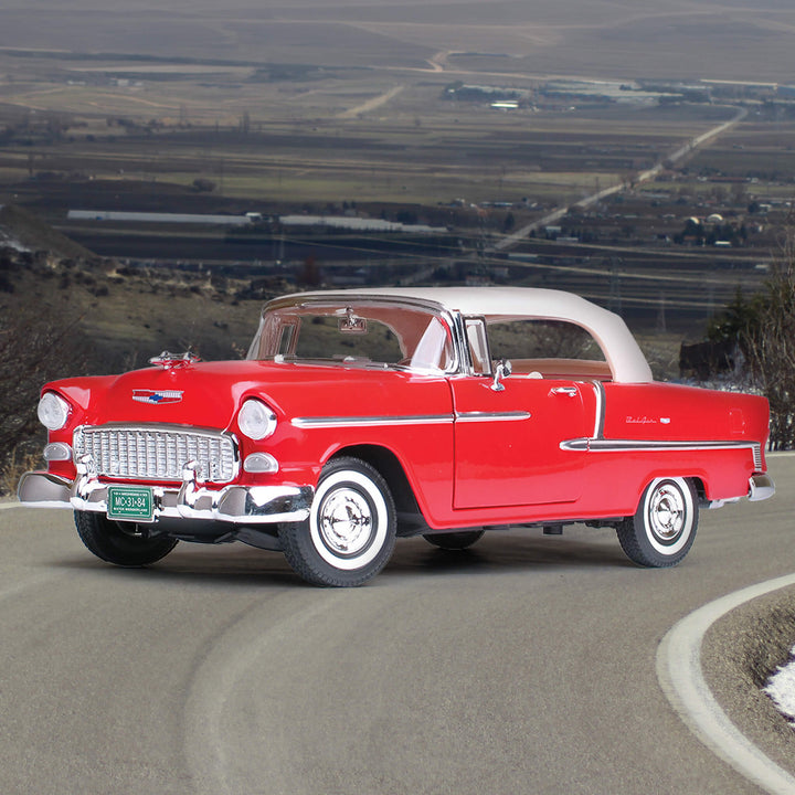 1955 Chevrolet Bel Air Convertible - Red