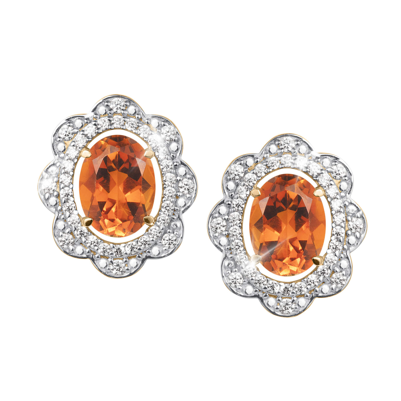Daniel Steiger Honey Glow Citrine Earrings