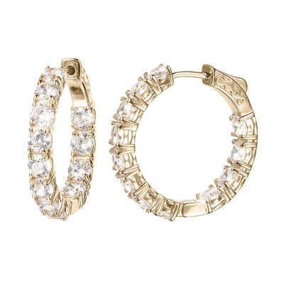 Daniel Steiger Millionaire Gold Tennis Earrings