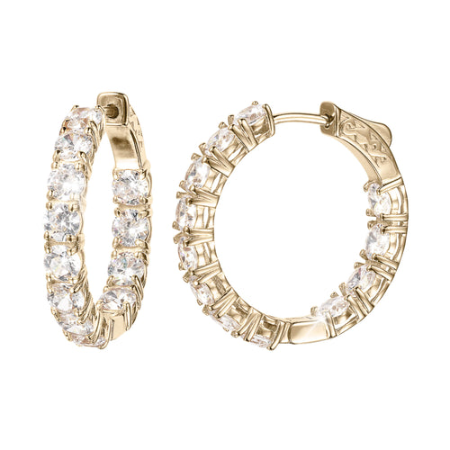 Daniel Steiger Millionaire Gold Tennis Earrings