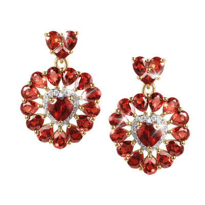 Daniel Steiger Garnet Aglow Earrings