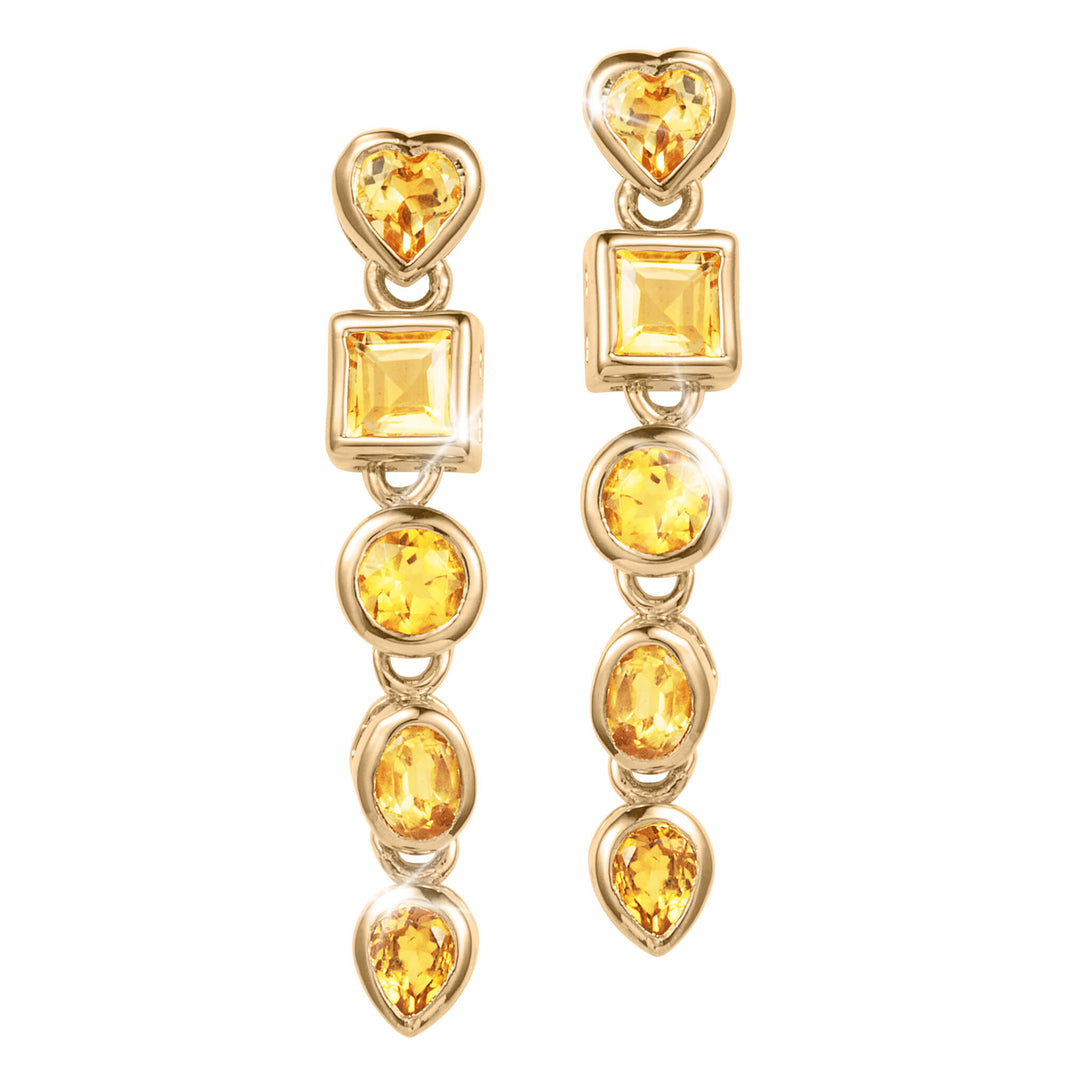Citrine Symphony Earrings