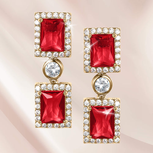 Daniel Steiger Royale Crimson Earrings