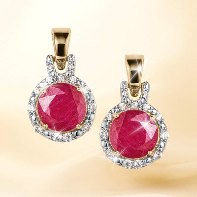 Daniel Steiger Ruby Delight Earrings