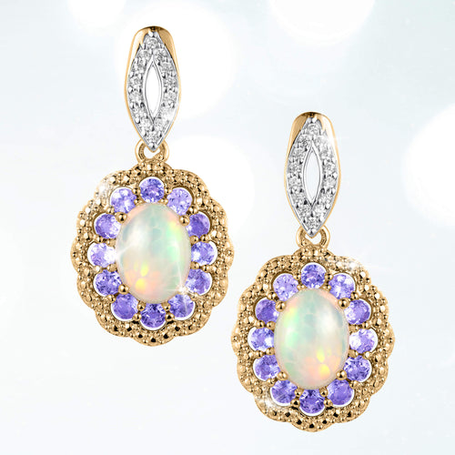 Opal Eclipse Earrings