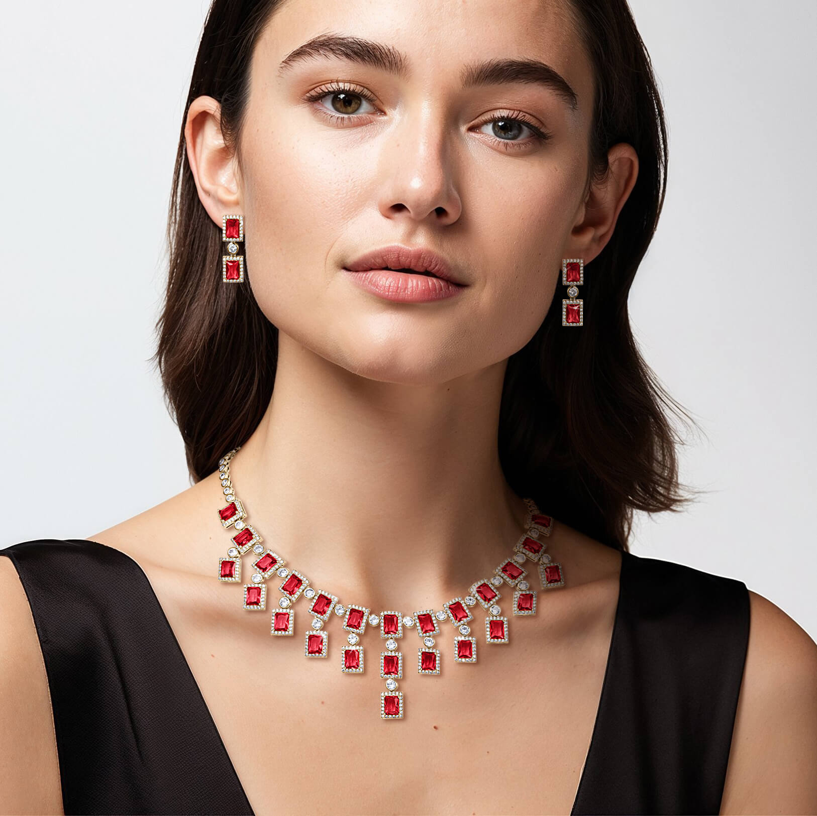 Daniel Steiger Royale Crimson Earrings