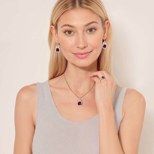 Daniel Steiger Gemma Garnet Pendant