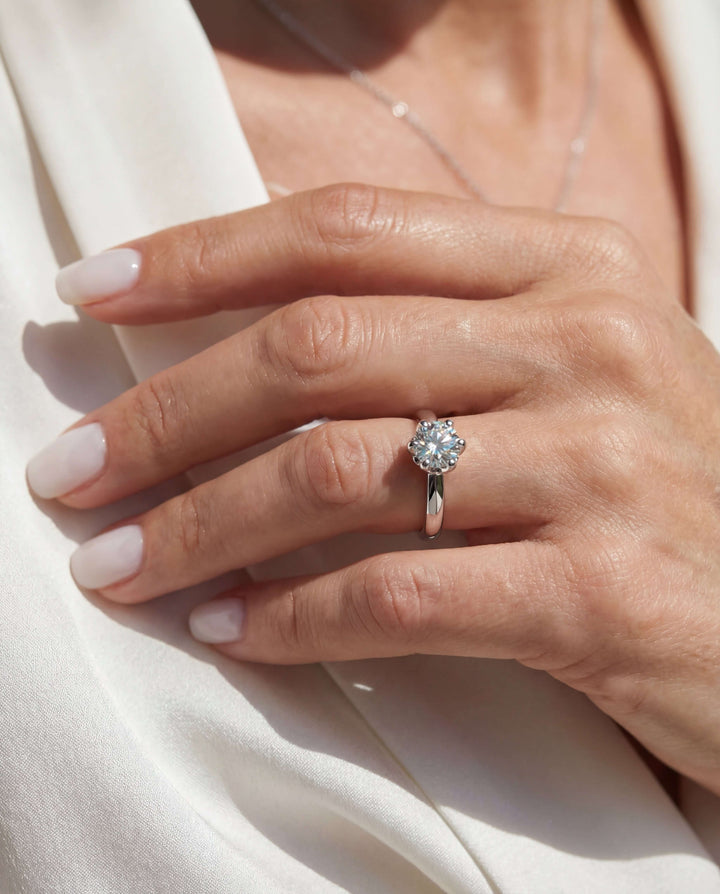 Daniel Steiger Rose Lumiere Moissanite Ring