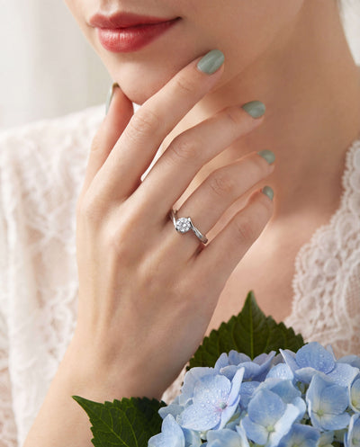 Daniel Steiger Eternal Whisper Moissanite Ring