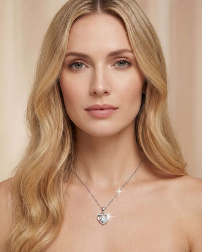 Daniel Steiger Radiant Love Moissanite Pendant