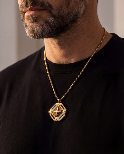 Daniel Steiger Apex Tiger's Eye Pendant