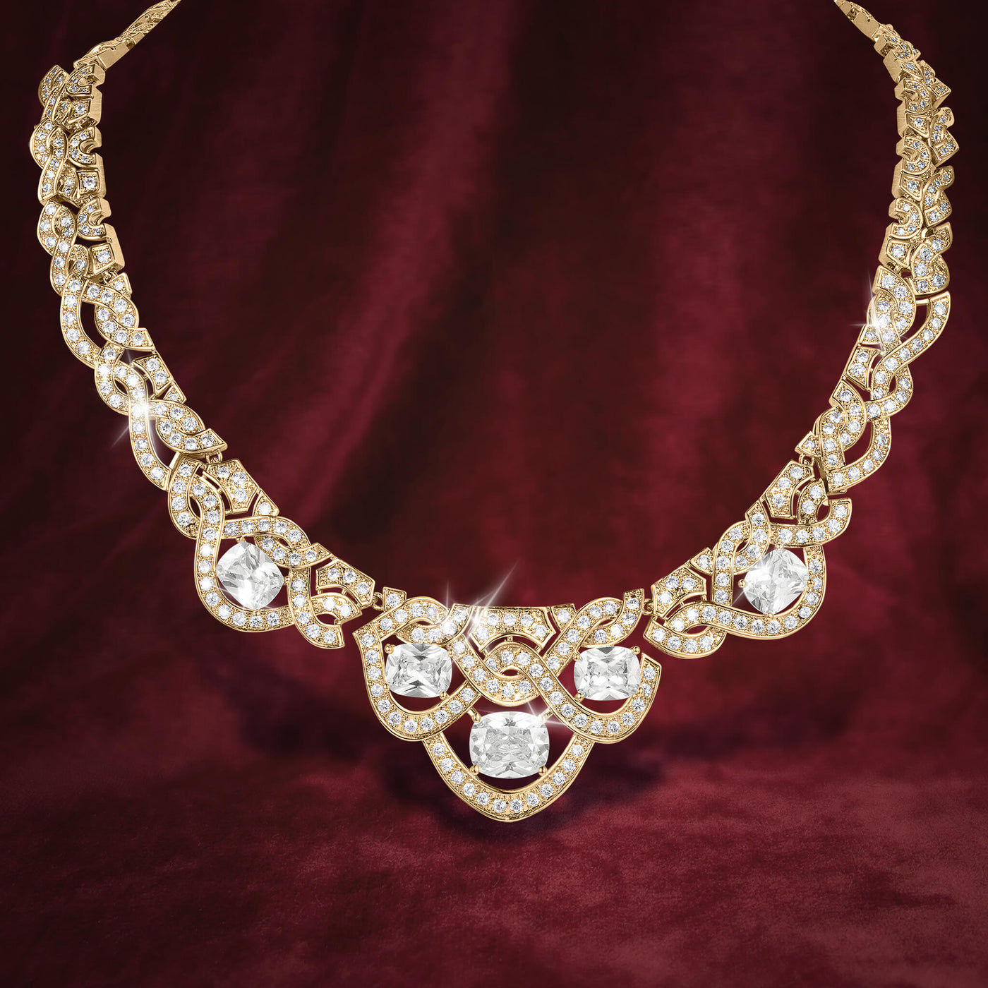 Daniel Steiger Lustrous Lace Necklace