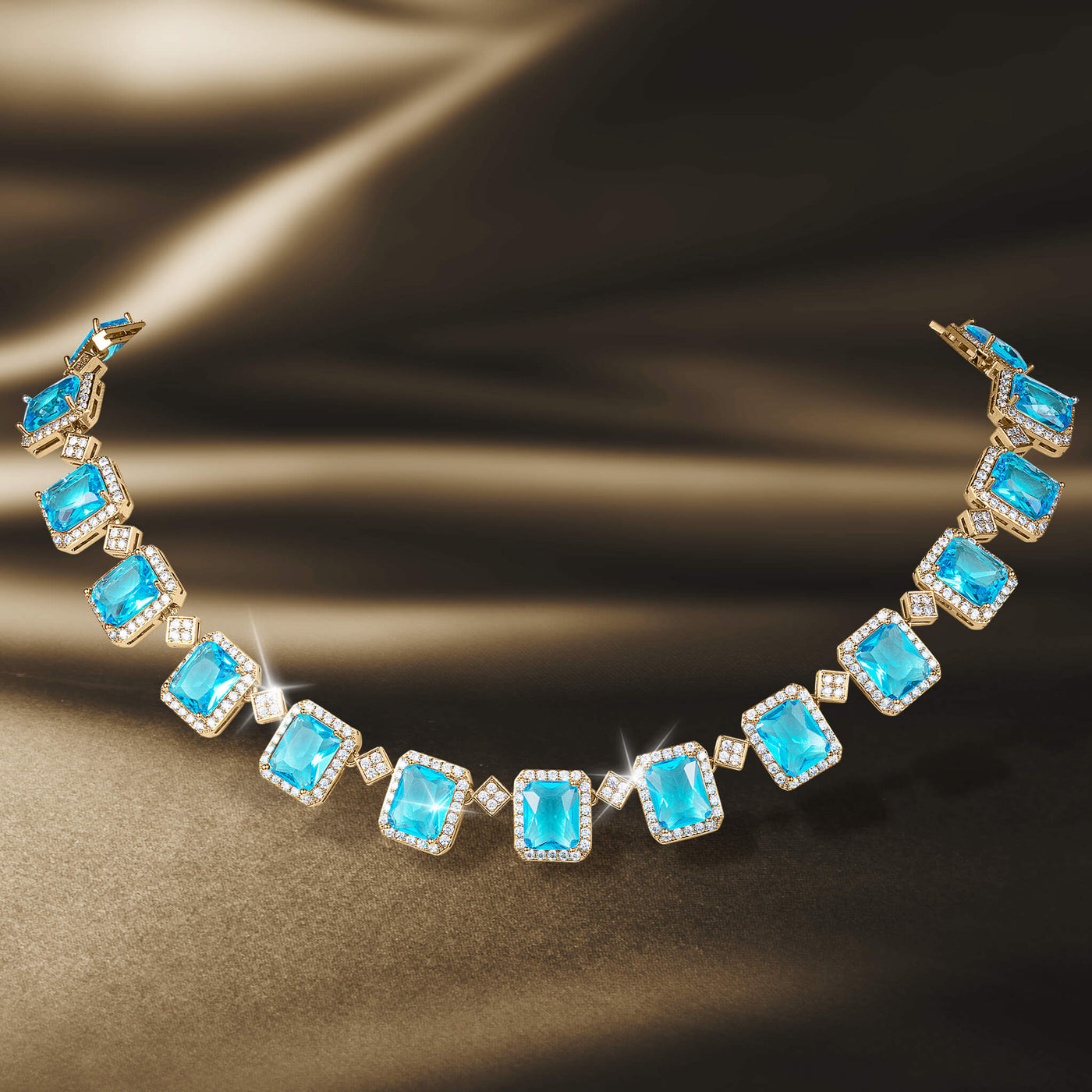 Daniel Steiger Aqua Frost Necklace