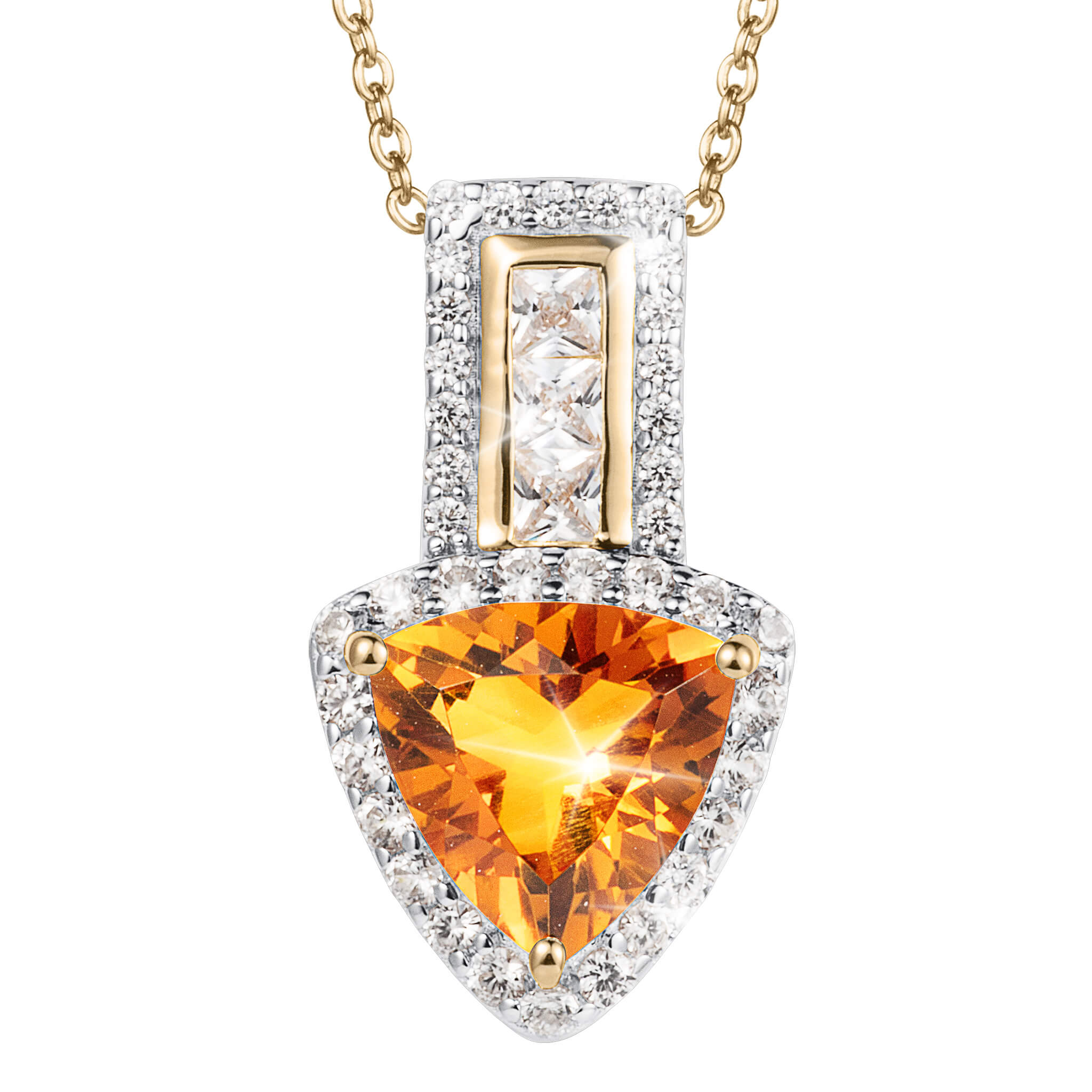 Sunfire Citrine Pendant