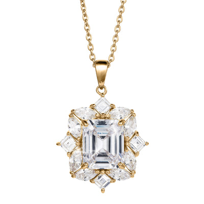 Daniel Steiger Endless Gems Square Pendant