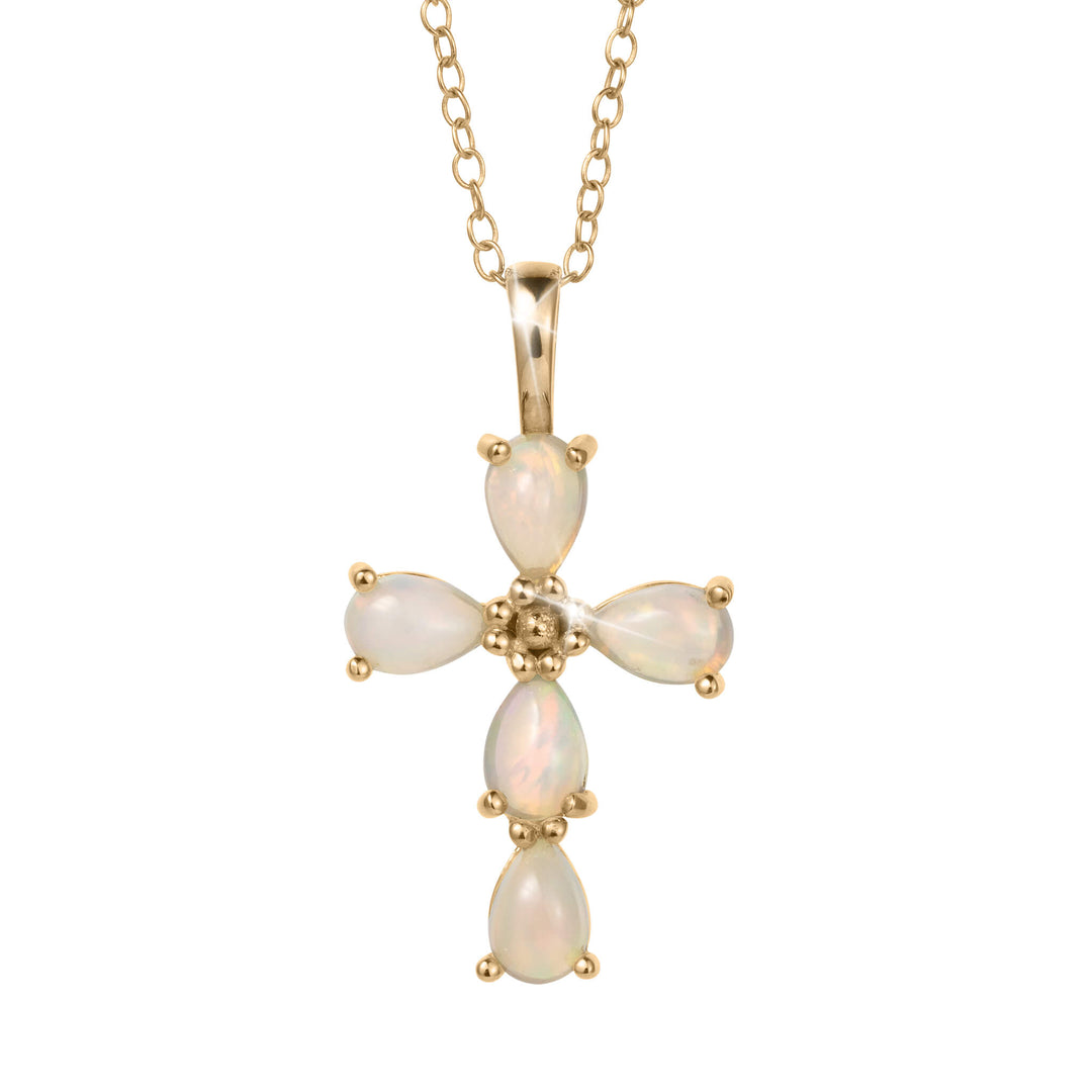 Ayana Opal Cross Pendant