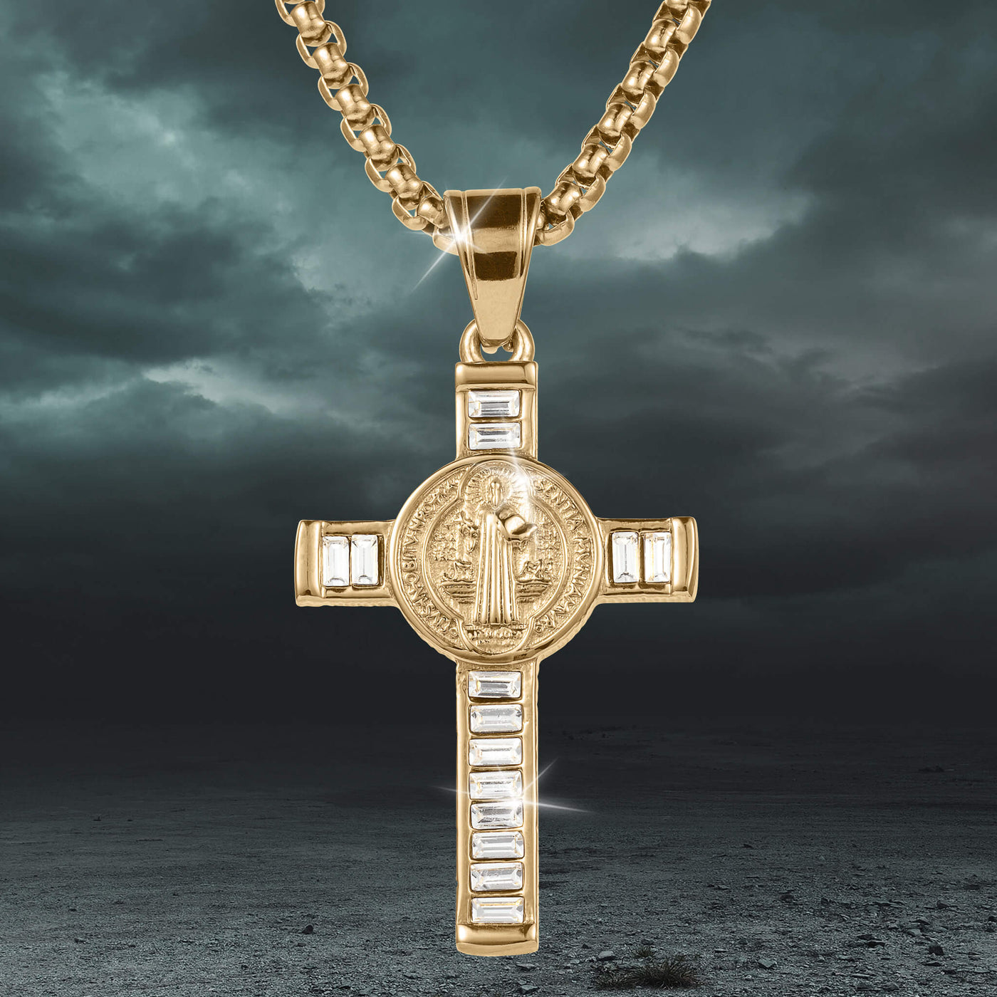 Faithful Reflection Cross Pendant