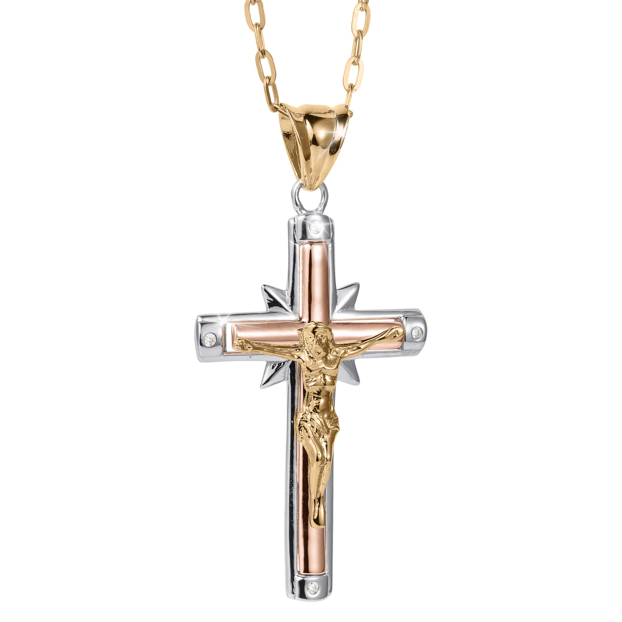 Daniel Steiger Holy Trinity Crucifix Pendant