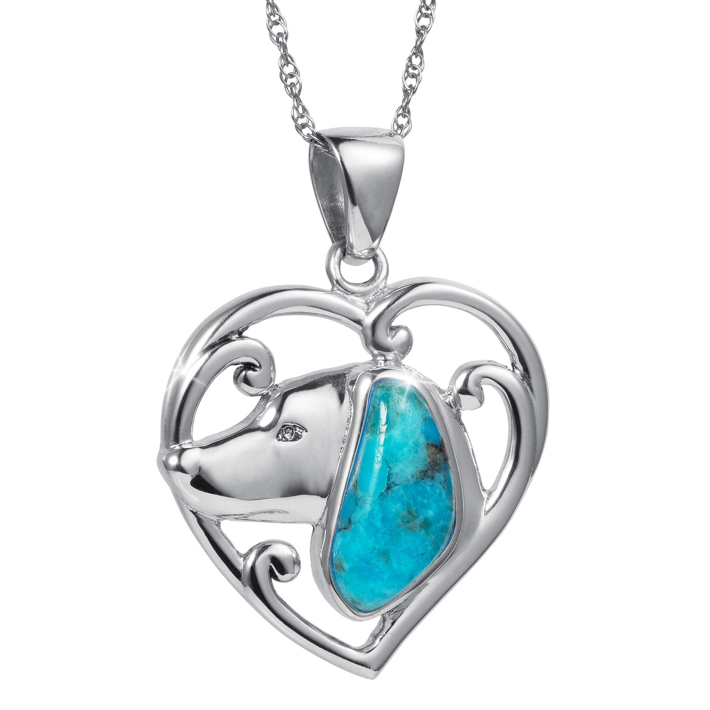 Daniel Steiger Turquoise Tails Pendant