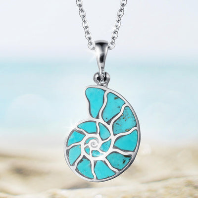 Daniel Steiger Turquoise Seascape Pendant